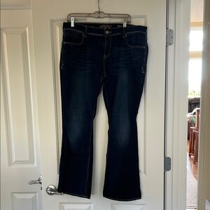 Vigoss Women's Dark Blue Boot Cut Jeans